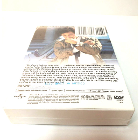 Columbo - The Complete Second Season (DVD, 2005, Full Screen) Brand New - Picture 9 of 9